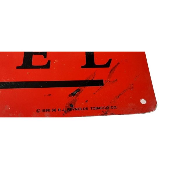 Vintage Cigarette Red Smoke Kamel Tin Sign R J Reynolds Tobacco Company … - Picture 6 of 9